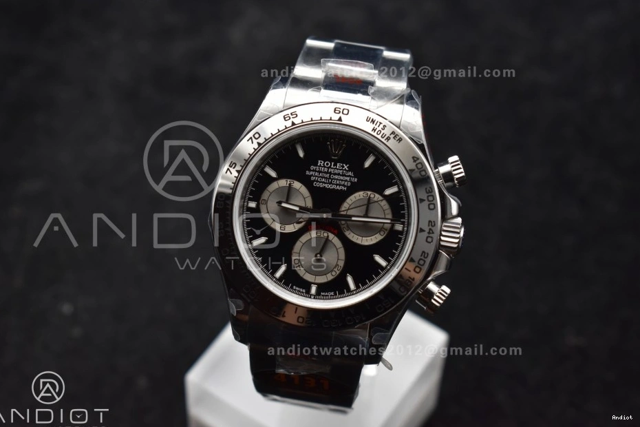 Edition Black Bracelet on V5 126509 Silver Dial 1:1 SS QF SH4131 Best Daytona 1107